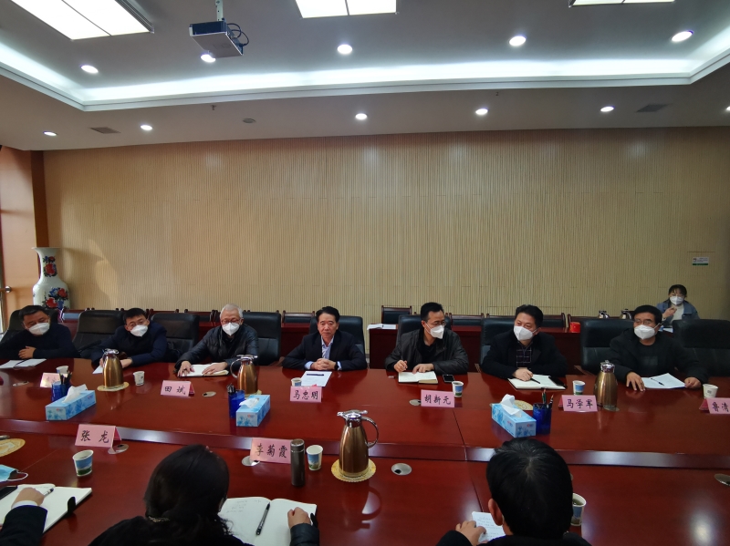 清水县县长李菊霞一行来我院对接科技合作事宜